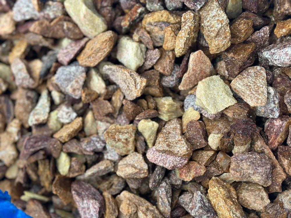 Златолит персиковый декоративная каменная крошка купить в Коломне