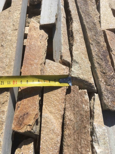 Горбушка златолит золотистый для облицовки купить в Коломне