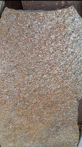 Плитняк златолит серебристый для цоколя, отмостки купить в Коломне