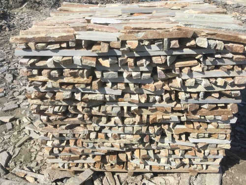 Горбушка златолит золотистый для облицовки купить в Коломне