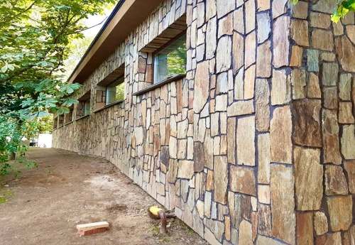 Плитняк кора дерева для цоколя, отмостки купить в Коломне