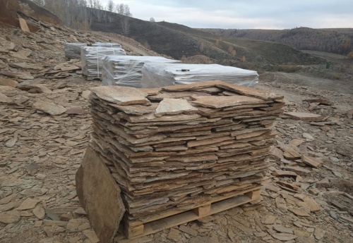 Плитняк кора дерева для цоколя, отмостки купить в Коломне