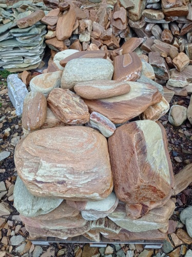 Златолит жёлтый, жёлто-зелёный глыбки и валуны для ланшафтного дизайна купить в Коломне