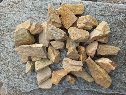 Златолит жёлтый декоративная каменная крошка купить в Коломне