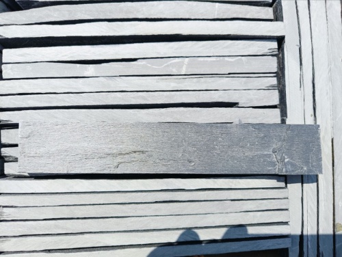 Плитка чёрная из натурального камня фасадная 30 см * 5 см, толщина 7 мм -30 мм купить в Коломне